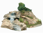 Искусственный водопад: оригинальные идеи в ландшафтном дизайне